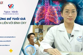 Đừng để tuổi già gắn liền với bình oxy