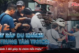 Video điều tra: Vạch trần chiêu trò ‘làm tiền’ của nhóm đánh giày - kỳ 2: Tung đủ 'bẫy' moi tiền của khách