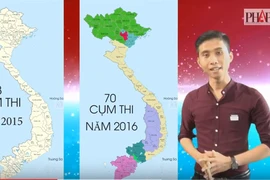 Clip toàn cảnh 120 cụm thi THPT quốc gia 2016 