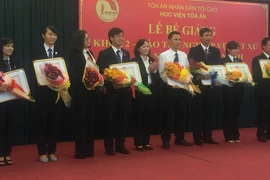 Bế giảng khóa 2 đào tạo thẩm phán tại TP.HCM