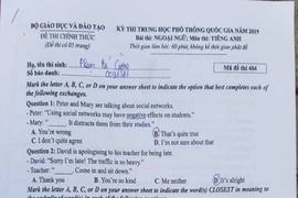 Đề thi và gợi ý bài giải môn Ngoại ngữ kỳ thi THPT 2019 