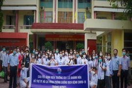 70 sinh viên Cao đẳng Y tế Khánh Hòa vào TP.HCM hỗ trợ chống dịch