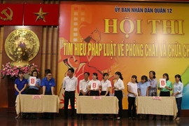 Tiểu thương các chợ hào hứng tìm hiểu kiến thức về PCCC