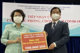 Campuchia hỗ trợ TP.HCM 200.000 USD chống dịch
