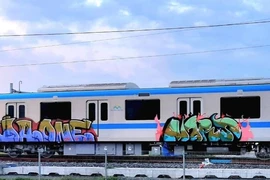 Công an TP.HCM sẽ điều tra, xử lý nghiêm hành vi vẽ bậy lên tàu Metro số 1