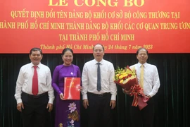 Thành uỷ TP.HCM sáp nhập 1 tổ chức đảng