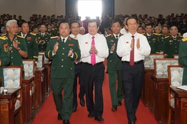 Bí thư Nguyễn Văn Nên dự Đại hội đảng bộ Quân sự TP.HCM lần thứ nhất