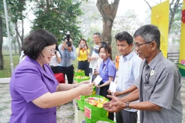 Trao quà Tết, khánh thành đường đèn năng lượng mặt trời tại xã Bình Chánh