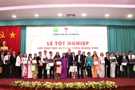 91 học viên tốt nghiệp chương trình hợp tác phát triển giảng viên chuẩn quốc tế