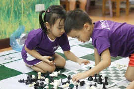 Nhiều trường mầm non đưa cờ vua vào chương trình học