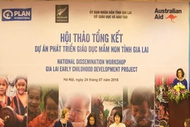7,2 triệu USD phát triển giáo dục cho trẻ mầm non Gia Lai