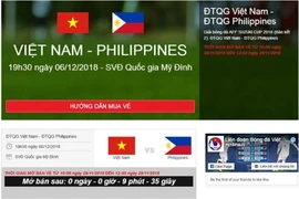 VFF mở bán vé online trận chung kết, tối đa 2 vé/người