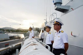 Tàu Hộ vệ tên lửa Việt Nam dự Lễ duyệt binh tại Nga