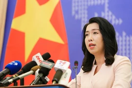 Người phát ngôn Lê Thị Thu Hằng. Ảnh: VT