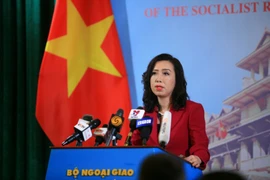 Người phát ngôn Lê Thị Thu Hằng. Ảnh; VT
