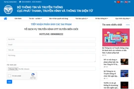 Người dân có thể phản ánh sai phạm nội dung truyền hình trên mạng Internet 