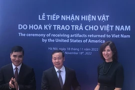 Việt Nam chính thức tiếp nhận 10 cổ vật do Mỹ trao trả