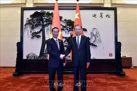 Chủ tịch nước hội kiến Ủy viên trưởng Nhân đại toàn quốc Trung Quốc Triệu Lạc Tế