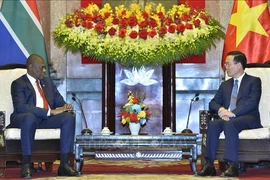 Chủ tịch nước Võ Văn Thưởng tiếp Phó Tổng thống Cộng hòa Nam Phi