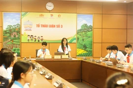Đại biểu thiếu nhi thảo luận sôi nổi về bạo lực học đường tại ‘Quốc hội trẻ em’