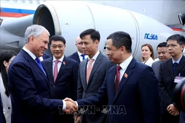 Chủ tịch Duma Quốc gia Nga bắt đầu thăm chính thức Việt Nam