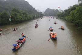 Đình chỉ hai lái đò chùa Hương vì vòi tiền, tự ý ghép khách