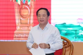 Trưởng Ban Tuyên giáo và Dân vận Trung ương Trịnh Văn Quyết làm việc với các cơ quan báo chí chủ lực
