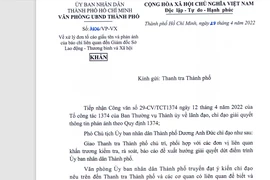 Giám đốc Sở Lao động - Thương binh và Xã hội TP.HCM Lê Minh Tấn. Ảnh: HOÀNG GIANG