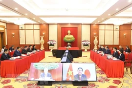 Tổng Bí thư điện đàm, nêu phương hướng nhằm tăng cường quan hệ Việt-Nhật