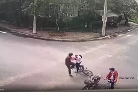 Công an đã thực hiện lệnh bắt tạm giam đối với Phan Thượng Mỹ - Người đánh học sinh lớp 9 nhập viện cấp cứu. Ảnh: CA