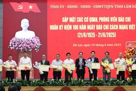 Tỉnh Lâm Đồng vinh danh báo chí, báo Pháp Luật TP.HCM đoạt giải A báo in