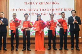 Khánh Hoà điều động, bổ nhiệm hàng loạt cán bộ 