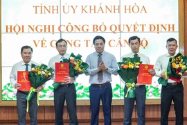 Khánh Hòa điều động, chỉ định 7 cán bộ chủ chốt