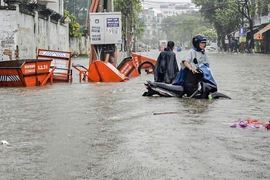 Mưa cả đêm, Nha Trang ngập nặng