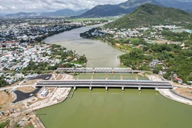 Công trình giúp ngăn mặn, giữ ngọt cho Nha Trang sắp về đích