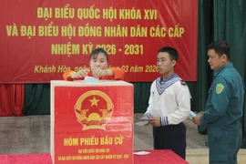 20 khu vực ở Trường Sa bầu cử sớm