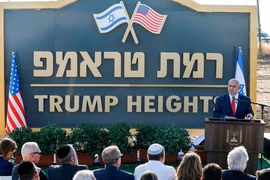 Ông Trump chính thức 'có chỗ' ở Cao nguyên Golan