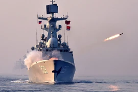 Một nguồn tin của Iran cho biết Trung Quốc, Nga và Iran đang lên kế hoạch tập trận hải quân chung. Ảnh: Tân Hoa Xã