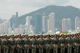 Trung Quốc âm thầm tăng gấp đôi quân số ở Hong Kong?