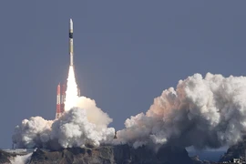 Ngày 9-2, Nhật Bản phóng vệ tinh do thám mới từ Trung tâm Vũ trụ Tanegashima, tỉnh Kagoshima. Ảnh: KYODO