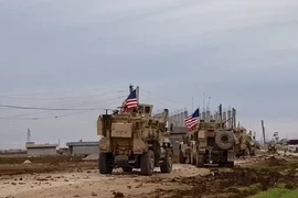 Lực lượng Mỹ tại Syria đụng độ với người Kurd ở gần biên giới Syria-Thổ Nhĩ Kỳ. Ảnh: RT