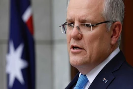 Thủ tướng Úc Scott Morrison khẳng định không bao giờ ủng hộ thỏa thuận thương mại giữa bang Victoria và Trung Quốc liên quan đến "Sáng kiến Vành đai và Con đường". Ảnh: ABC ÚC