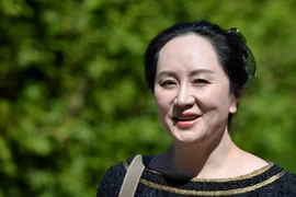 Giám đốc tài chính Tập đoàn công nghệ Huawei Mạnh Vãn Châu. Ảnh: REUTERS