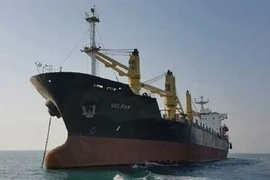 Tàu hàng Golsan của Iran. Ảnh: ORINOCO TRIBUNE (VENEZUELA)