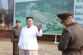 Nhà lãnh đạo Triều Tiên Kim Jong-un. Ảnh: YONHAP