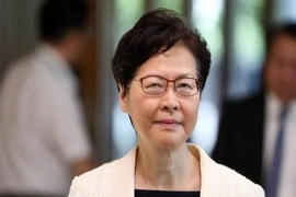 Đặc khu trưởng Hong Kong Lâm Trịnh Nguyệt Nga là một trong những cá nhân bị Mỹ trừng phạt. Ảnh: SCMP