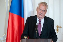 Tổng thống Cộng hòa Czech Milos Zeman. 