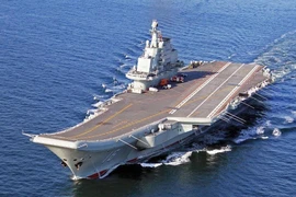 Tàu sân bay Liêu Ninh của Trung Quốc. 
