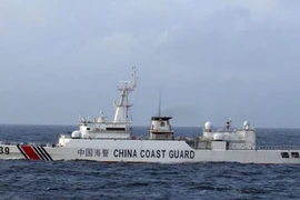 Một tàu hải cảnh Trung Quốc. Ảnh: AFP