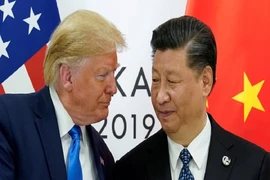 Tổng thống Mỹ Donald Trump (trái) gặp Chủ tịch Trung Quốc Tập Cận Bình (phải) tại hội nghị thượng đỉnh các nhà lãnh đạo G20 ở Osaka, Nhật, năm 2019. Ảnh: REUTERS